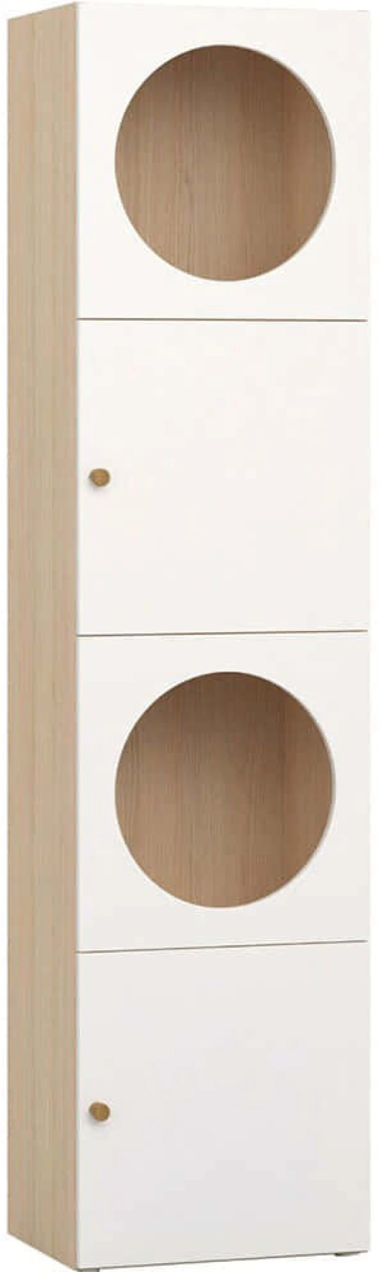 Βιβλιοθήκη Reli Mini H 162794649 50,4x35,1x202,5cm White-Natural