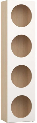 Βιβλιοθήκη Reli Mini HF 162794959 50,4x35,1x202,5cm White-Natural