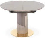 Τραπέζι Επεκτεινόμενο Musa 162764249 120/160x120x76cm Grey Mdf,Μέταλλο