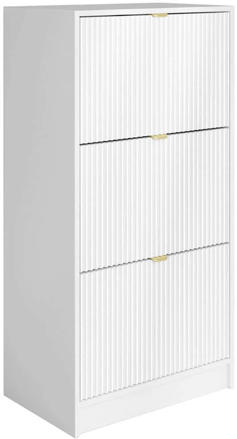 Παπουτσοθήκη Tireno 163087289 60x40x120cm White Μοριοσανίδα