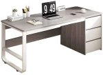 Γραφείο Salto 072-000077 Με Συρταριέρα 120x48x74cm Grey-White