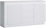 Μπουφές Με Φως Lynx 162285839 157,6x42x89,1cm White Μοριοσανίδα
