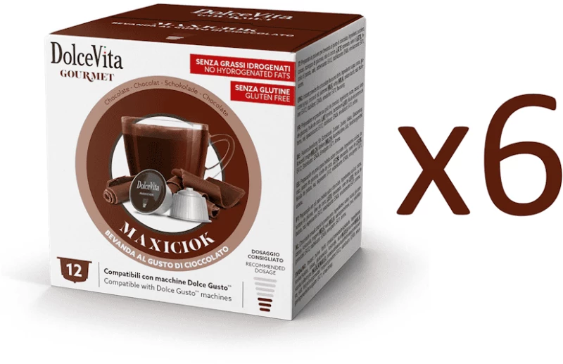 Κάψουλες Dolce Gusto Dolce Vita σοκολάτα MAXICIOK 72 caps