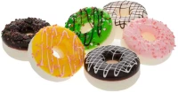ΜΑΓΝΗΤΑΚΙ DONUTS Φ9ΕΚ 6 ΧΡΩΜΑΤΑ
