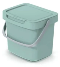 SYSTEMA Q collect ΑΝΟΙΧΤΟ ΠΡΑΣΙΝΟ ΠΛΑΣΤΙΚΟΣ ΚΑΔΟΣ 3LT 20Χ15Χ17ΕΚ