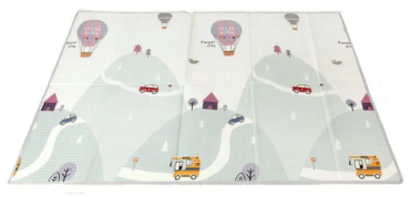 Kiokids Αναδιπλούμενο Χαλάκι Παιχνιδιού 200x150εκ Mountains Color