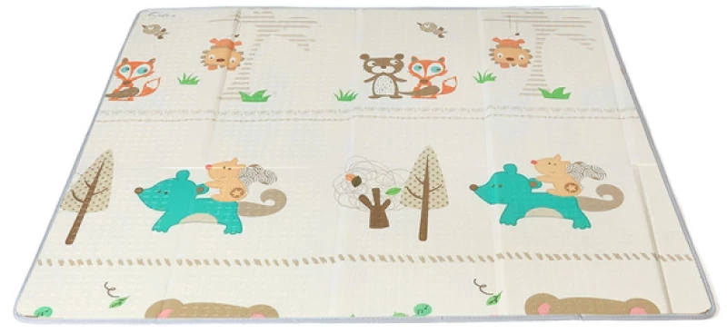 Kiokids Αναδιπλούμενο Χαλάκι Παιχνιδιού 200x150εκ Mountains Color