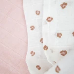 Meyco Σετ 3 Απορροφητικές Λαβέτες/Μουσελίνες Mini Panther Soft Pink - 30x30cm