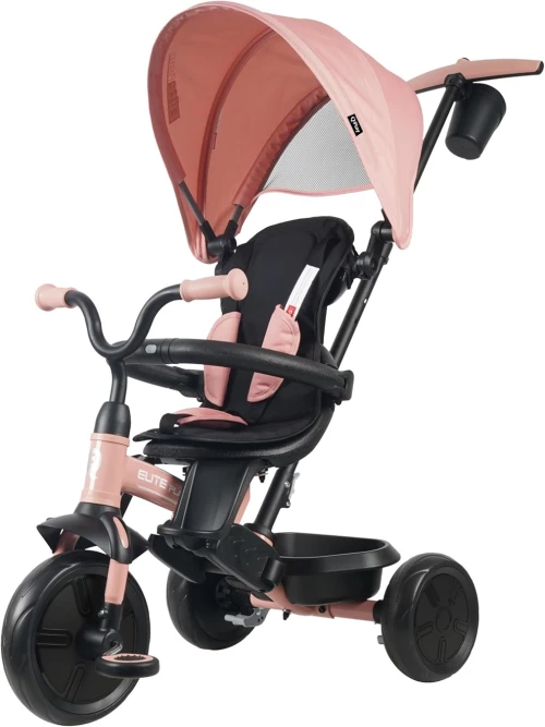 QPlay Τρίκυκλο Ποδήλατο Elite Platinum, Pink