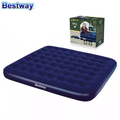 Φουσκωτό Στρώμα Ύπνου Υπέρδιπλο BESTWAY με Ενσωματωμένη Τρόμπα 203x152x22cm 67003