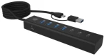 ICY BOX IB-HUB1737-C3 7-Port USB 3.2 Gen 1 Hub 7 Θυρών με σύνδεση USB-A / USB-C