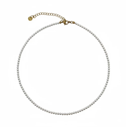 Choker Πέρλες Ατσάλι 3mm A7050