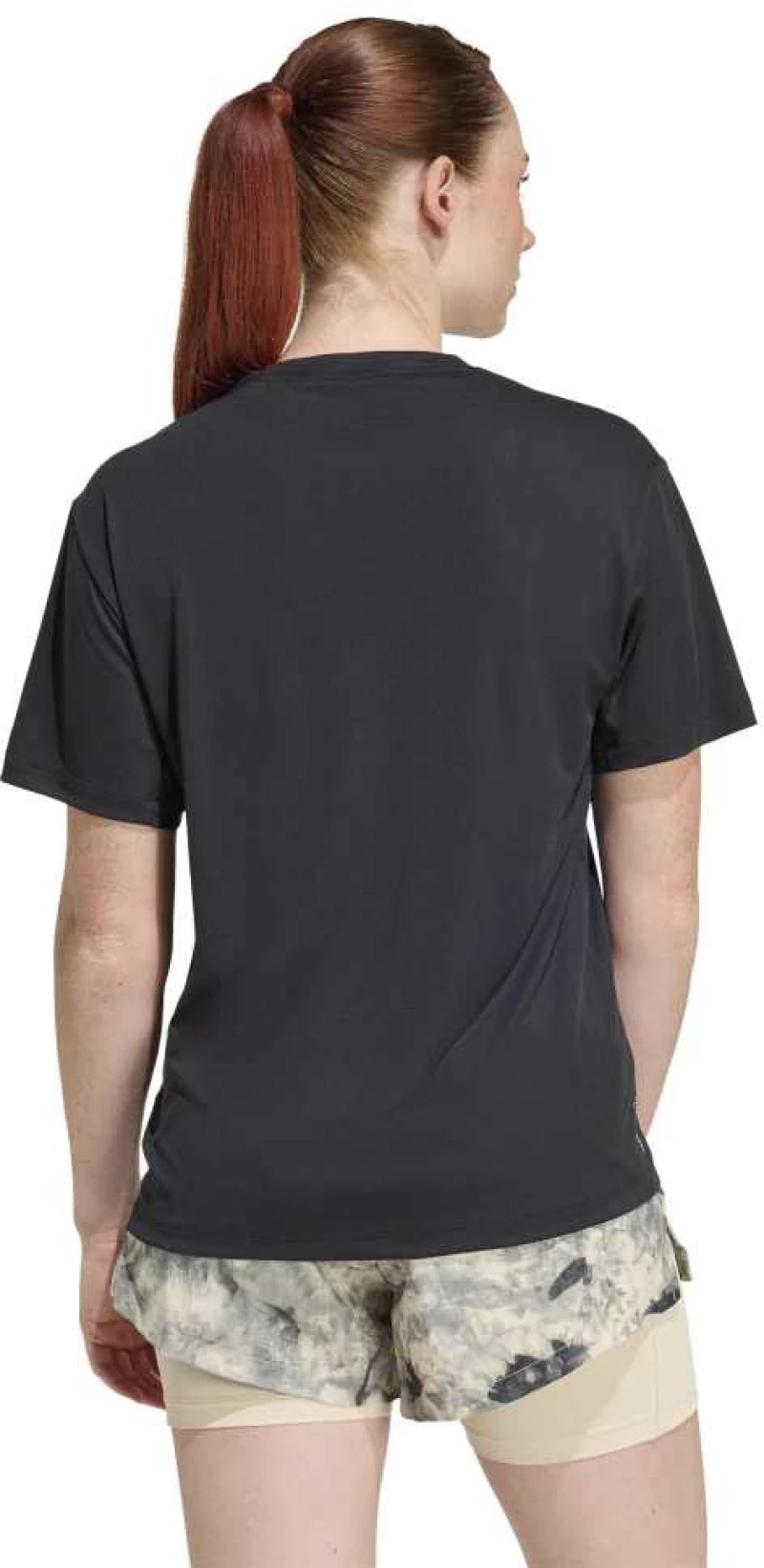 adidas Run Ess Tee W JZ7808 ADIDAS Μαύρο