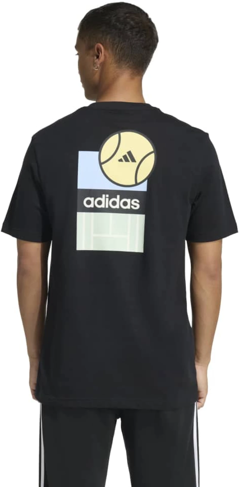 adidas M MOS POSTER T KB2506 ADIDAS Μαύρο