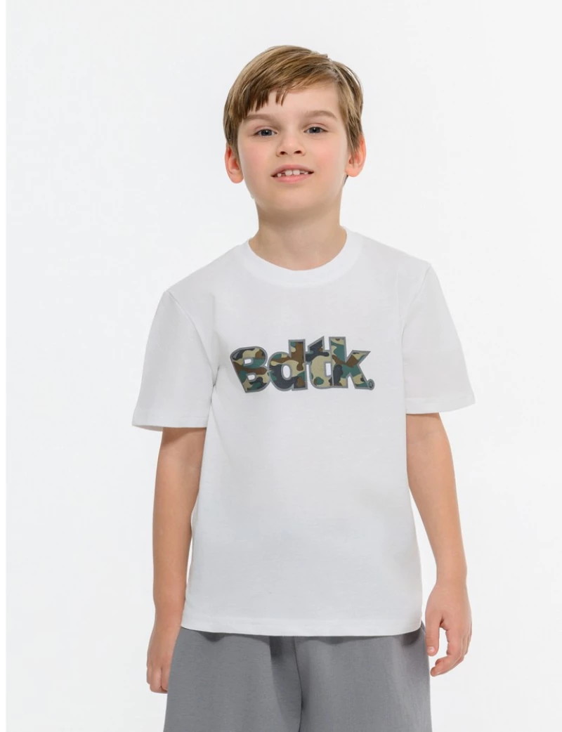 BDTK T-SHIRT SS 1261-753228 1261-753228-00200 BODY TALK Λευκό