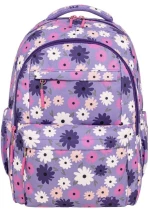 Σακίδιο Polo Sparkle Flowers Μωβ 15.6" Πλάτης 901061-8435
