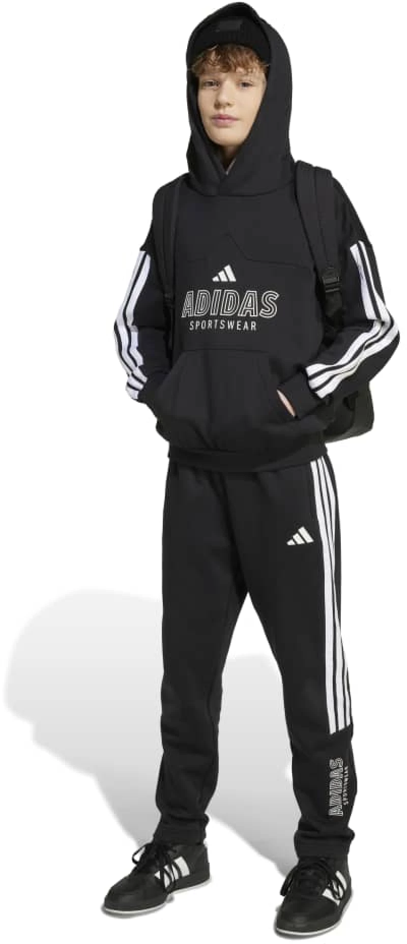 adidas J HOT FL HOOD JW5083 ADIDAS Μαύρο