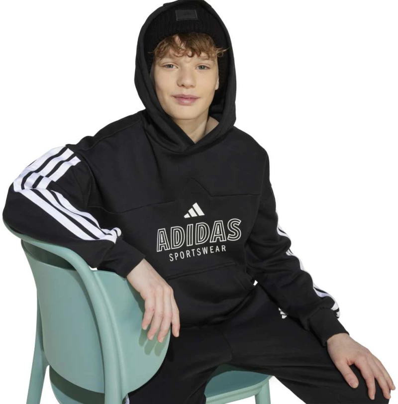 adidas J HOT FL HOOD JW5083 ADIDAS Μαύρο