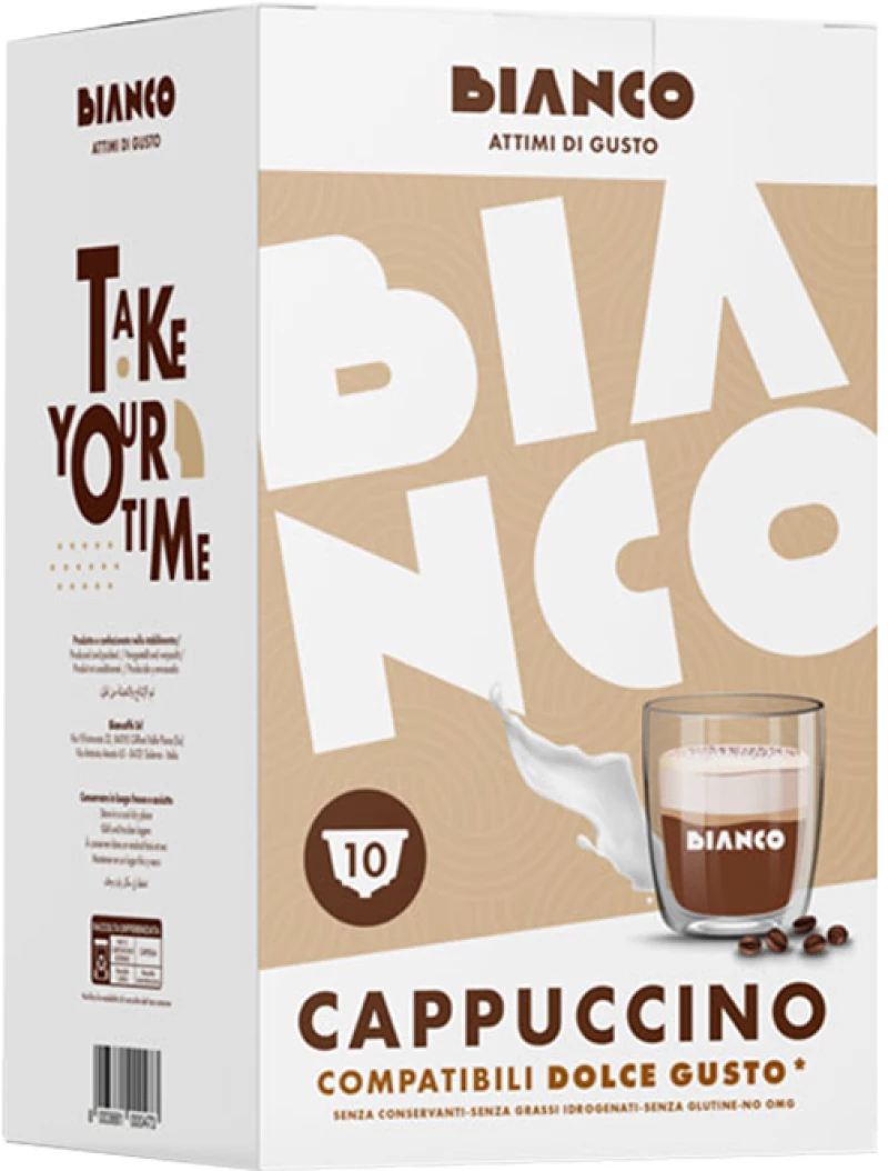 Κάψουλες Dolce Gusto Συμβατές Bianco Cappuccino 10 τεμάχια