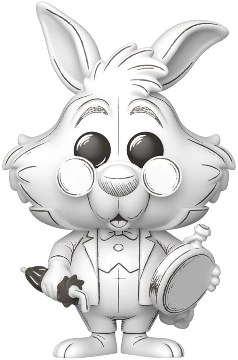 Funko Pop! Disney: Alice in Wonderland (Sketched) - White Rabbit #1650 Vinyl Figure