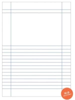 Τετράδιο ΜΦ Super Διεθνές Skag 17x25cm 50φύλλων πορτοκαλί