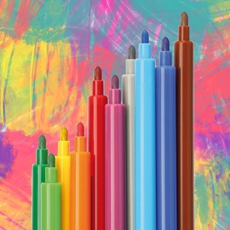 Μαρκαδόροι λεπτοί Fibracolor Colorito 12τμχ