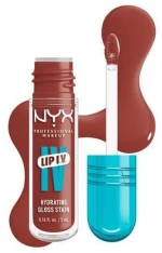 Nyx Lip IV Hydrating Gloss Stain Serum Lip Gloss 5ml - 18 Drippin' Nude