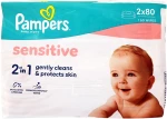 Pampers  | Μωρομάντηλα Sensitive | 2x80τεμ