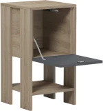 539349 ΚΟΜΟΔΙΝΟ REPPO PAKOWORLD SONOMA-ΑΝΘΡΑΚΙ 30X30X55ΕΚ