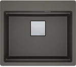 Franke Mythos Kubus 2 Pro KNG 610-53 Ένθετος Γρανιτένιος Νεροχύτης 59cm Slate Grey