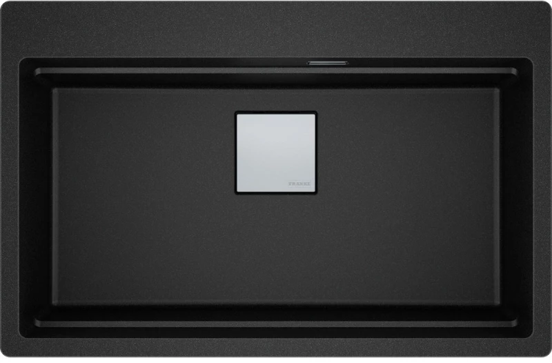 Franke Mythos Kubus 2 Pro KNG 610-73 Ένθετος Γρανιτένιος Νεροχύτης 79cm Onyx