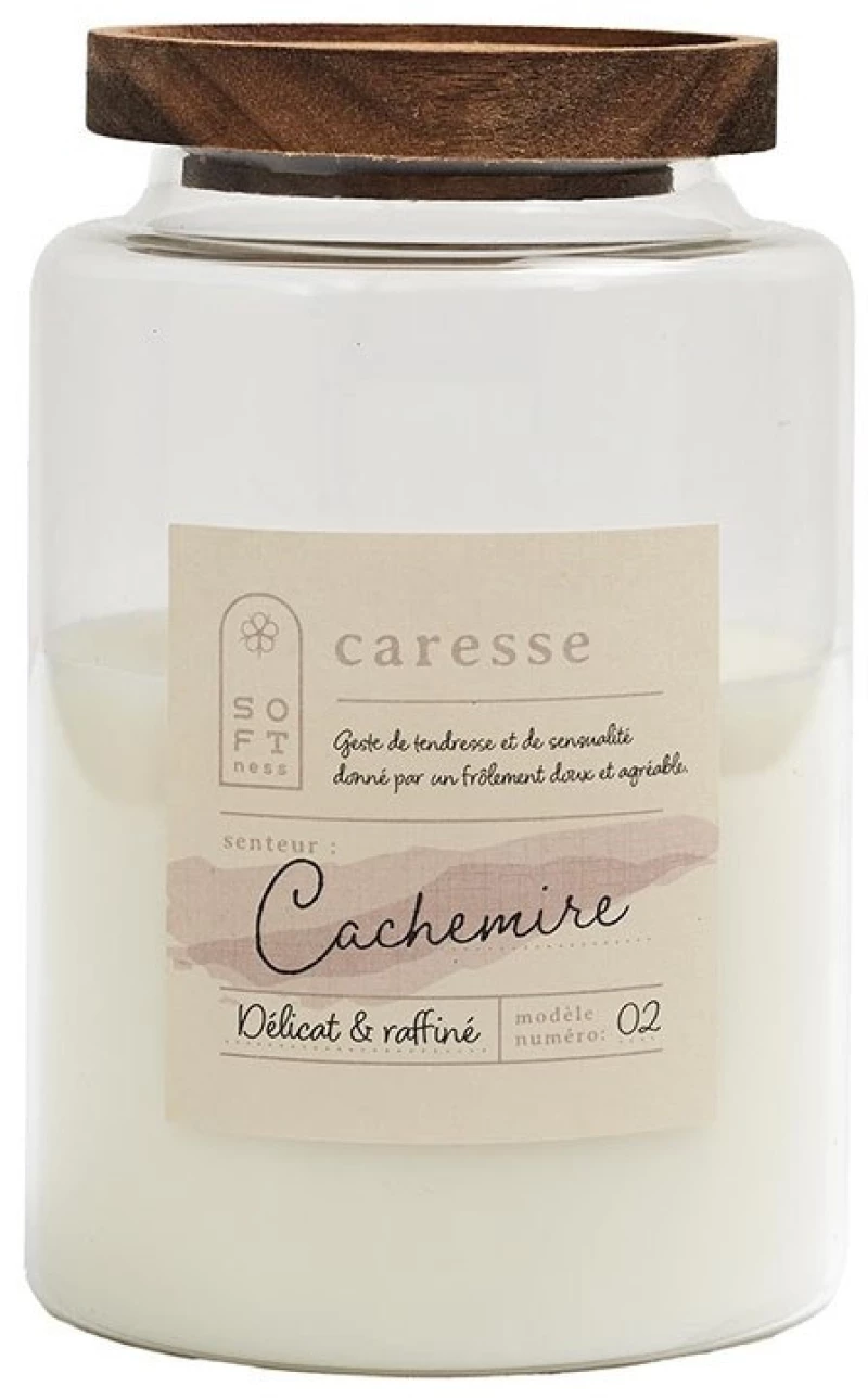 ΚΕΡΙΆ & ΚΗΡΟΠΉΓΙΑ SCENTED CANDLE POT TOP ACACIA SOFTNESS H16CM BO008