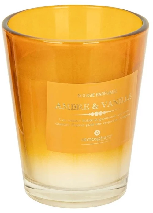 ΚΕΡΙΆ & ΚΗΡΟΠΉΓΙΑ 270G AMBER ALMA GLASS CANDLE 200618A