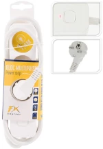 ΠΟΛΎΜΠΡΙΖΑ POWER SOCKET FX TOOLS 3WAY 140CM WHITE K16000530