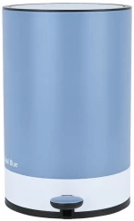 ESTIA ΧΑΡΤΟΔΟΧΕΙΟ ΜΠΑΝΙΟΥ TONE LAB SOFT CLOSE 6lt OPAL BLUE