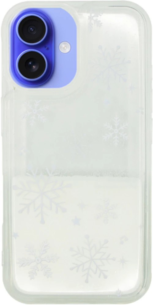 Vivid Silicone Case Snowflake Apple iPhone 16