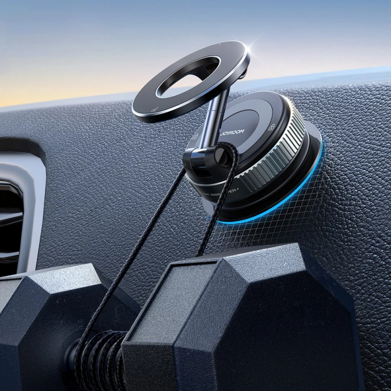 Joyroom JR-ZS501 Magnetic Car Holder Compatible with MagSafe for Dashboard - Dark Gray