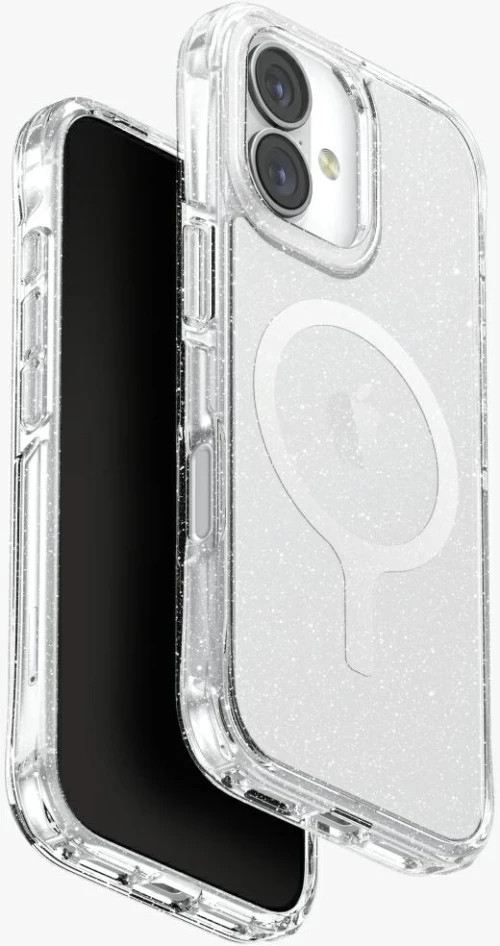 Uniq LifePro Xtreme Magclick Charging Case for iPhone 17 - Transparent-Glitter