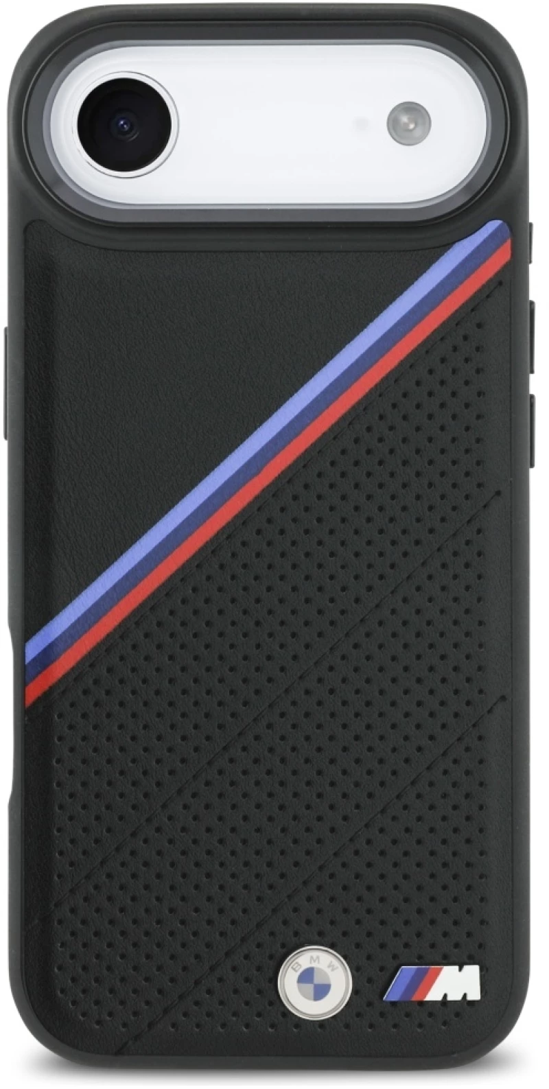 BMW M Tricolor Metal Logo MagSafe Case for iPhone 17 Air - Black
