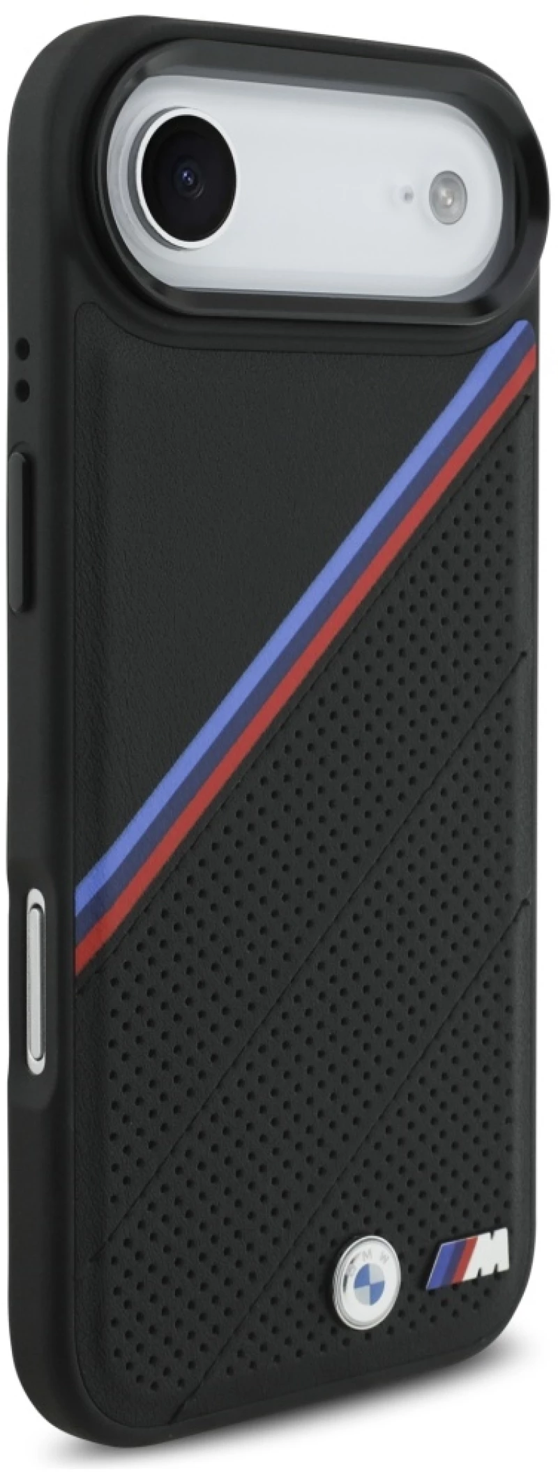 BMW M Tricolor Metal Logo MagSafe Case for iPhone 17 Air - Black