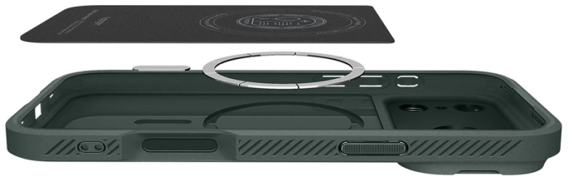 Spigen Optik Armor MagSafe Case for iPhone 17 Pro Max - Green