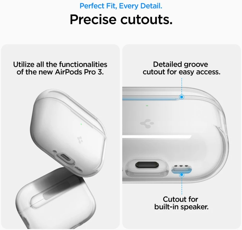 Spigen Liquid Crystal Case for AirPods Pro 3 - Transparent