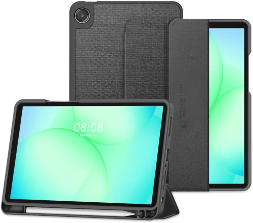Tech-Protect SC Pen Canvas Case for Samsung Galaxy Tab A9+ / A11+ Plus 11.0 X210 / X215 / X216 / X230 / X235 / X236 - Gray
