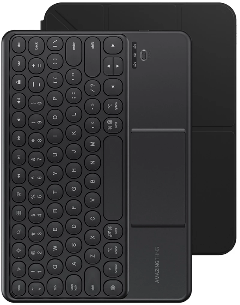 AmazingThing Minimal Case Keylite Combo Keyboard Case for iPad Air M3 13" - Black