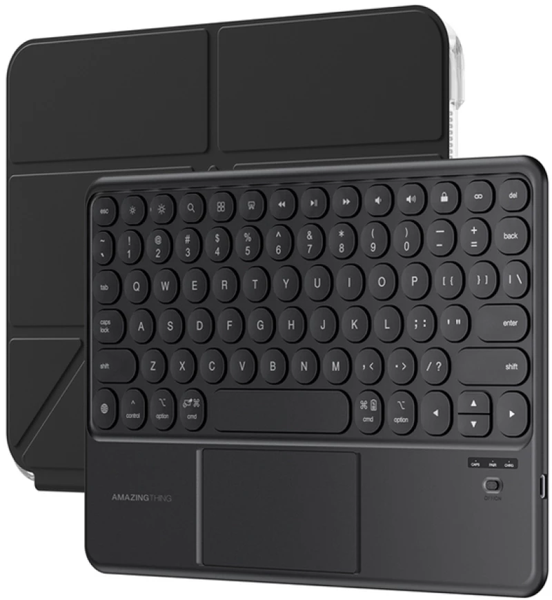 AmazingThing Minimal Case Keylite Combo Keyboard Case for iPad Air M3 13" - Black