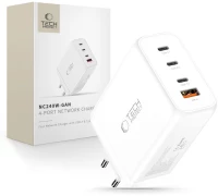 Tech-Protect NC240W-GaN 4-Port 240W Wall Charger - White