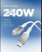 Spigen Essential EB24015CC USB-C / USB-C 240W Cable 150cm - White