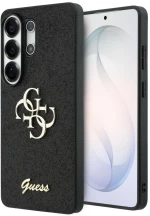 Guess Fixed Glitter Big 4G Metal Logo case for Samsung Galaxy S26 Ultra - black
