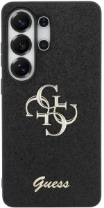 Guess Fixed Glitter Big 4G Metal Logo case for Samsung Galaxy S26 Ultra - black