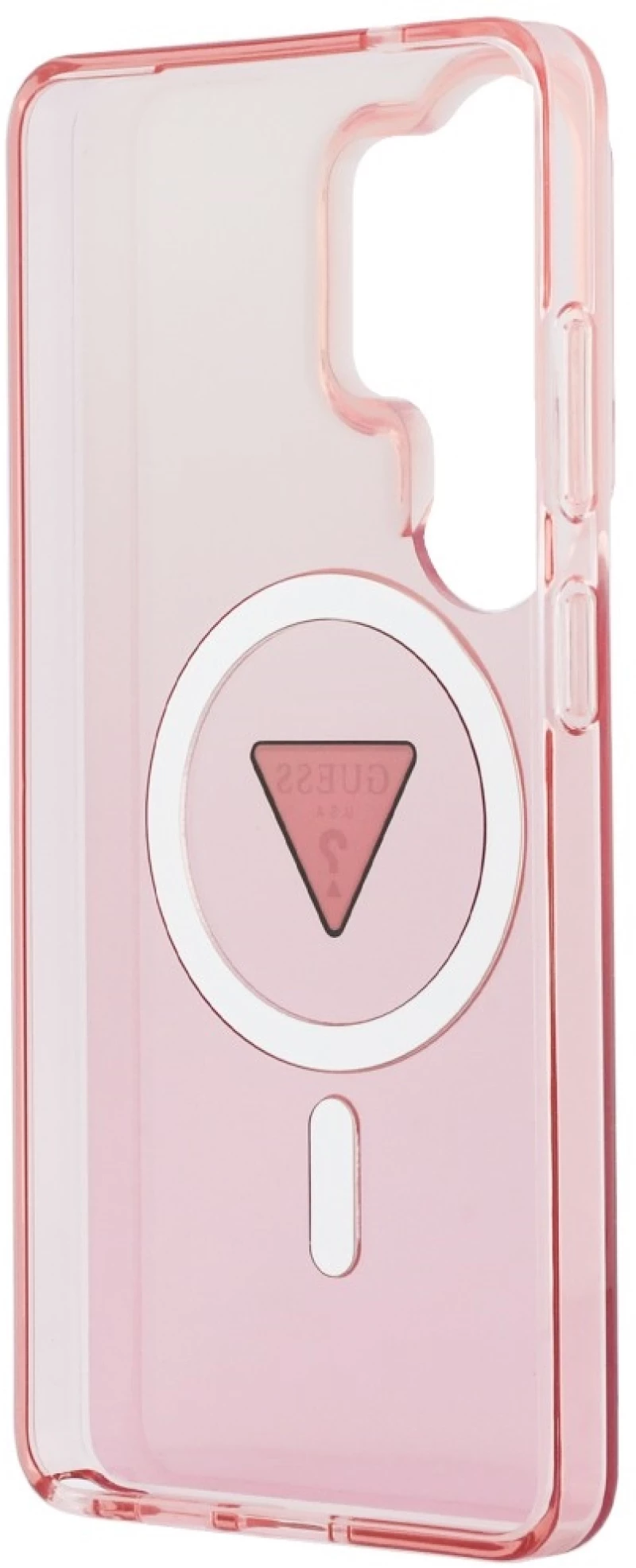 Guess IML Gradient Triangle MagSafe Case for Samsung Galaxy S26 Ultra - Pink
